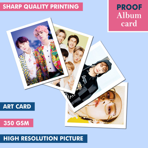 Special BTS Proof Album Photo card For BTS True Fan's ( 