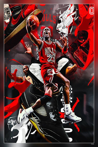 Michael Jordan Mj Matte Finish Poster P-7016 Paper Print - Sports