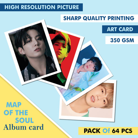 Beautiful BTS Album Map of The Soul 7 Lomo Card For BTS Fan's