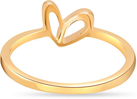 Mia by Tanishq 14 Karat Yellow Gold Rare Love Ring 14kt Yellow Gold ...