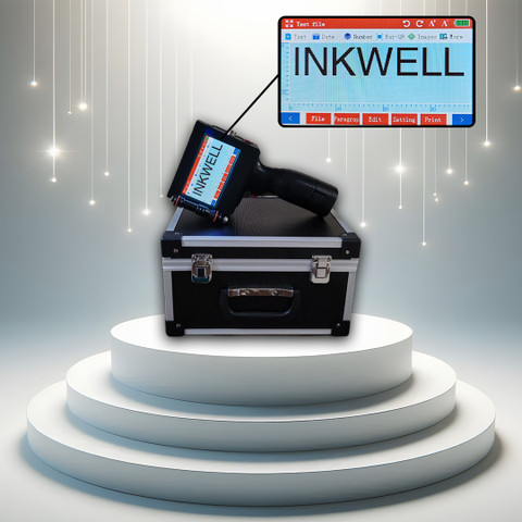 ハンディー刻印機　hamdheld inkjet printer InkWell HANDHELD INKJET PRINTER 12.7 mm Multi-function Monochrome