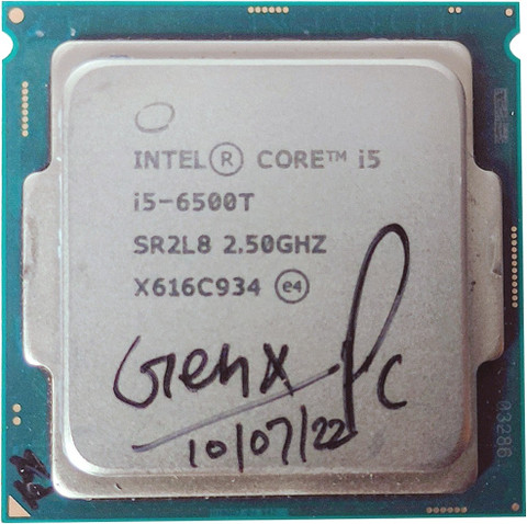 Intel Core i5 6500T CPU ・メモリセット INTEL CORE i5 6500T CPU 6 枚セット PCパーツ Intel CPU Core