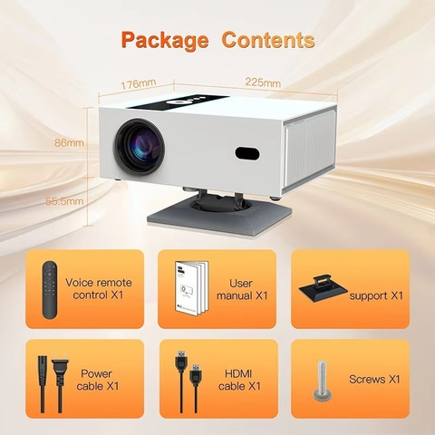 Toptro X6 Smart Mini LED 14000 L, Andro 11 4K Ultra HD, HDMI ARC