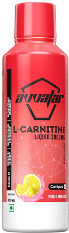 avvatar l carnitine avtar L-Carnitine Liquid 3000 MG (Pink Lemonade) BCAA Price in India