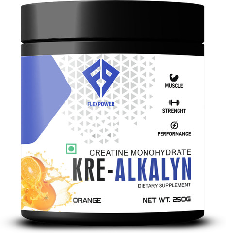 FLEXPOWER KRE-ALKALYN CREATINE MONOHYDRATE 250GM Pre Workout Price
