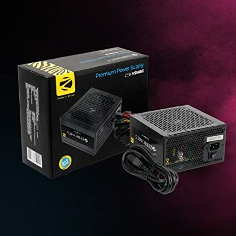 ZEBRONICS ZEB-VS500Z 500 Watts Computer PSU with 4 SATA Cables