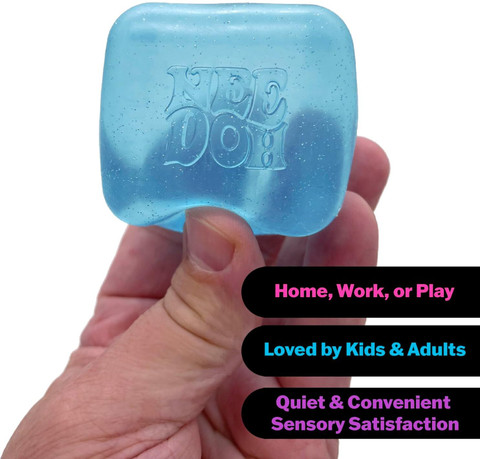 SHOPOGENIX Nice Cube Nee Doh-Age 3+Sensory Squeeze Toy with Super