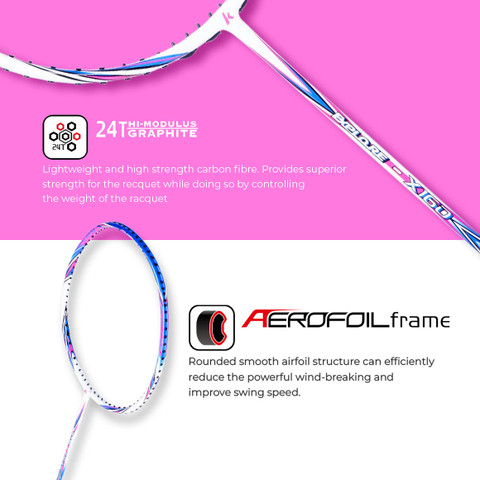 Kawasaki EXPLORE X160 Blue, Purple Unstrung Badminton Racquet
