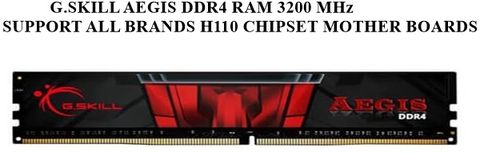 G skill 8GB DDR4 RAM 3200MHZ DDR4 8 GB (Single Channel) PC DESKTOP
