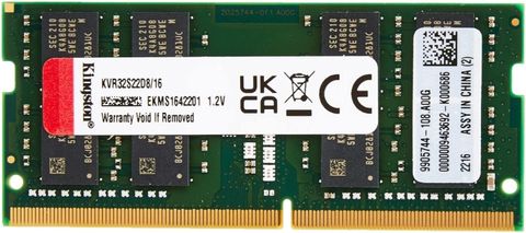 KINGSTON KVR32S22D8/16 DDR4 16 GB (Dual Channel) Laptop SODIMM