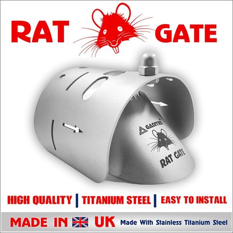 GADITES Rat Drain Flap 4 Inch Rat Blocker Fits Pvc Pipe and Clay Snap ...