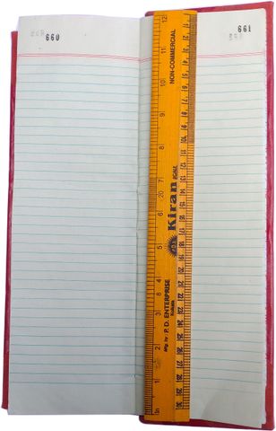 Register Rulled Long Accounts long Register 12 long Register 12 (661 Pages ) ruled notebook ...