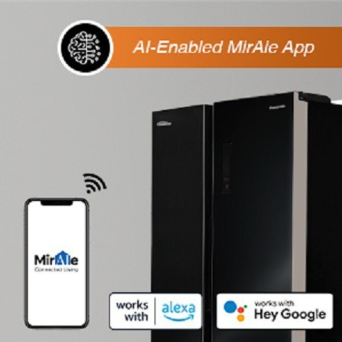Panasonic 592 L Frost Free Side by Side Refrigerator with Wifi