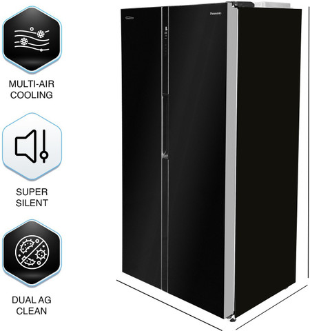 Panasonic 592 L Frost Free Side by Side Refrigerator with Wifi