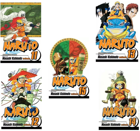 Naruto Set Of 5 (Vol. 11,12,13,14,15): Buy Naruto Set Of 5 (Vol