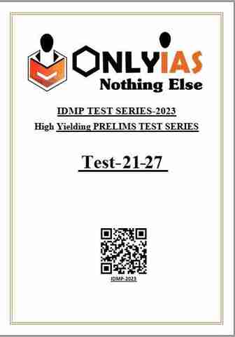 Only IAS English Medium IDMP Prelims 21 To 27 Tests For 2023: Buy Only ...