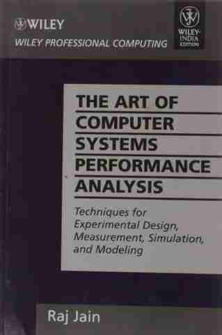 (USED-LIKE NEW) The Art Of Computer Systems Performance Analysis: Buy (USED-LIKE NEW) The Art Of ...