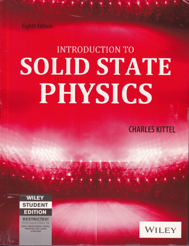 Introduction To Solid State Physics: Buy Introduction To Solid