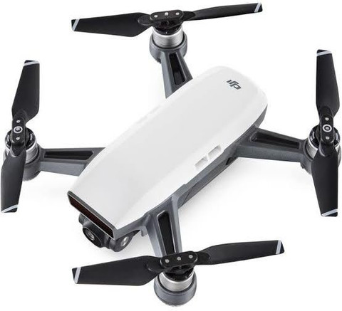 ドローン DJI dji spark DJI Spark, Fly More Combo, Selfie Drone, Alpine White : Amazon.in