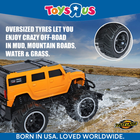Toys R Us Fastlane 1:20 Scale Modified Off-Road Hummer Style RC