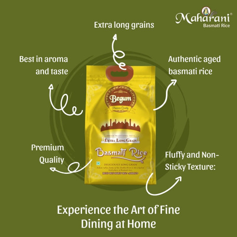 Begum Rice begum Basmati Rice (lLong Grain) Basmati Rice (Long Grain, Steam) Price ...