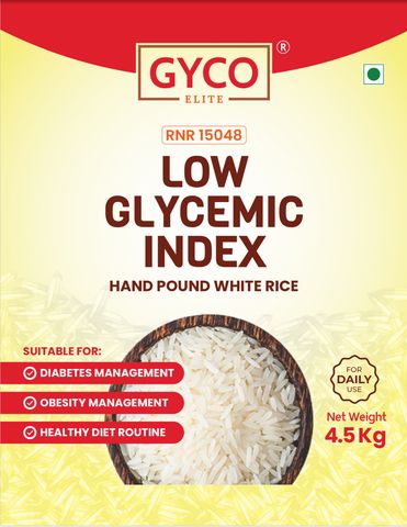 GYCO ELITE LOW GLYCEMIC INDEX(GI) RICE (PACK OF 3) Everyday Rice ...