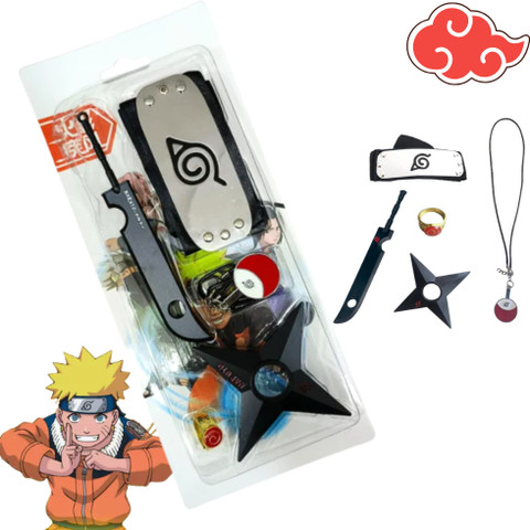 funfob Naruto Gift Pack Set of 5 Accessories Naruto headband gifts