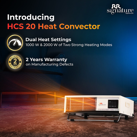 RR HCS 20 Heat Convector HCS 20 Heat Convector Fan Room Heater