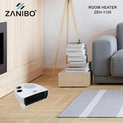 Zanibo ZEH-1120 for Home and Office (Color - White) Fan Room