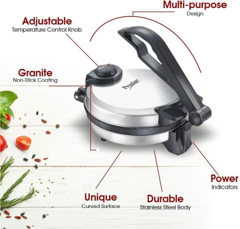 Granite Roti Prestige ROTIMAKER PRM 5.0 -Easy Flip And Granite Non-Stick. Roti and ...