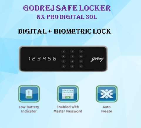 Godrej NX PRO PLUS 30 LITRE Safe Locker Price in India - Buy