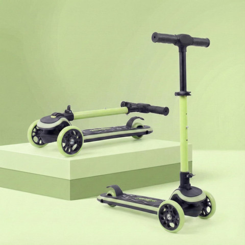 StreetJam Blinkie Kids LED Kick Scooter for 3–12 Years, LED Deck