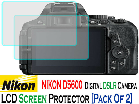 Screen Protector For Nikon D5600 D5300 3Pack Anti-Scratch Tempered