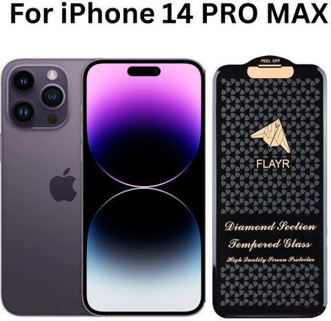 Diamond Flayr Tempered Glass Guard for iPhone 14 Pro Max, Apple