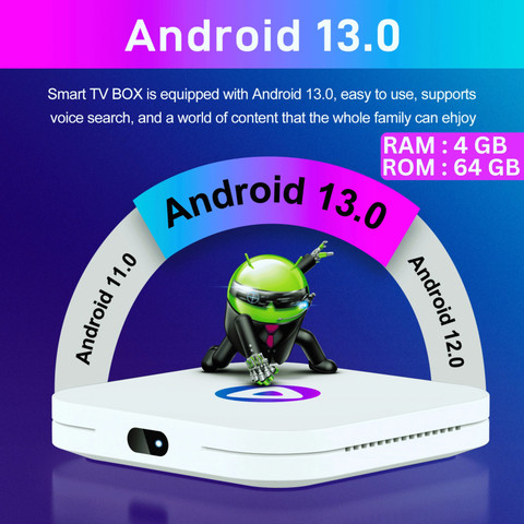 Octec 8K Android 13 TV Box RK3528 2GB + 16GB WiFi, BT 4.0, 4K