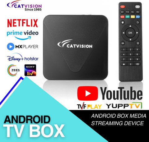Catvision Android TV Box | 1GB/8GB | 4K | Ethernet Port | 3xUSB