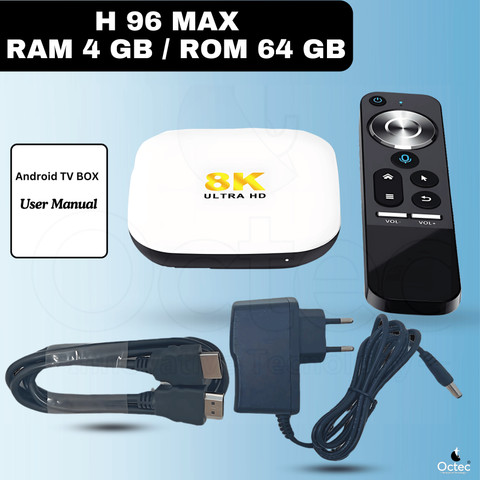 Octec 4GB+64GB|Android 13.0 TV Box|Quad-Core|4K UHD 8K|DLNA