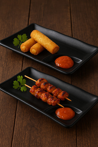 DLM Melamine Momo Plate – Durable, Sectioned Plate for Momos