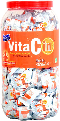 Derby Vitacin Jar With Orange Flavour (300Pcs) / for Men, Women
