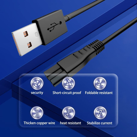 ZXN Power Cord 1 m Fast 5V 10W USB Charging Cable Compatible for