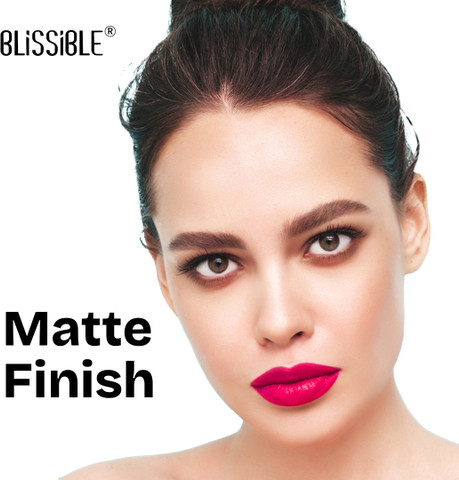 BLISSIBLE Matte One Swipe Pigment Non Transfer Waterproof Lipstick