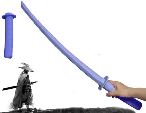 ASBK BLUE NINJA SAMURAI KATANA SWORDS Ninja Gears - BLUE NINJA