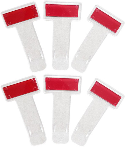 4 PCS Car Windshield Parking Ticket Holder, Transparent Plastic Parking