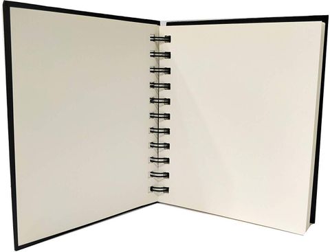 BRuSTRO Artists' Sketch Book Wiro Bound A4 - 160 GSM , 120 pages Acid ...