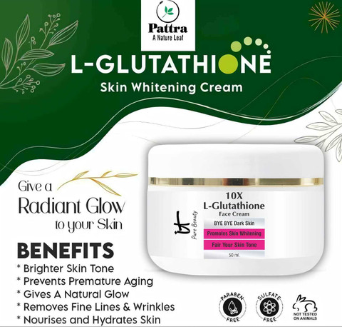 best natural glutathione cream for face IT Pure Beauty L- Glutathione Face Cream & Skin Brightening & Anti Ageing, Skin Brightening Price in India