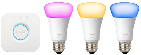 PHILIPS Hue 10W A60 E27 3 Set IN Smart Bulb Price in India - Buy