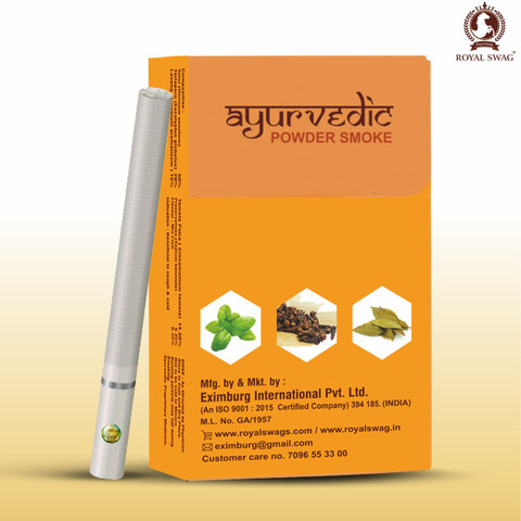 patanjali cigarette ROYAL SWAG Ayurvedic Herbal Cigarettes PAAN, Frutta Flavor - 40 Sticks  Ayurvedic Dhumapana Smoking Cessations Price in India - Buy ROYAL SWAG  Ayurvedic Herbal Cigarettes PAAN, Frutta Flavor