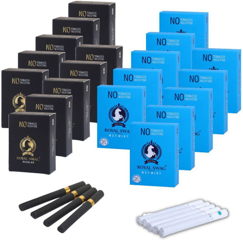 ROYAL SWAG Herbal Cigarette Regular, Mint Flavoured NO Nicotine NO Tobacco  - Quit Smoking Smoking Cessations Price in India