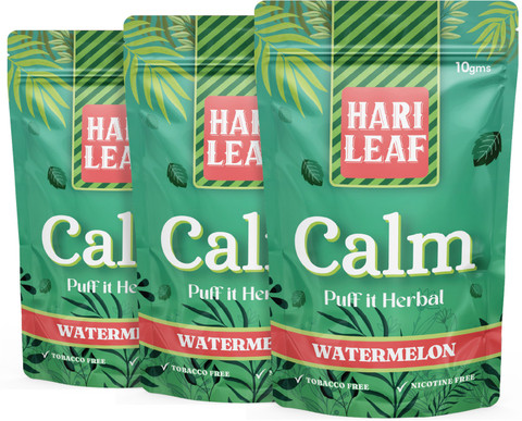 hari leaf Calm Blend - Watermelon | Non-Tobacco Herbal Blend Smoking  Cessations Price in India - Buy hari leaf Calm Blend - Watermelon