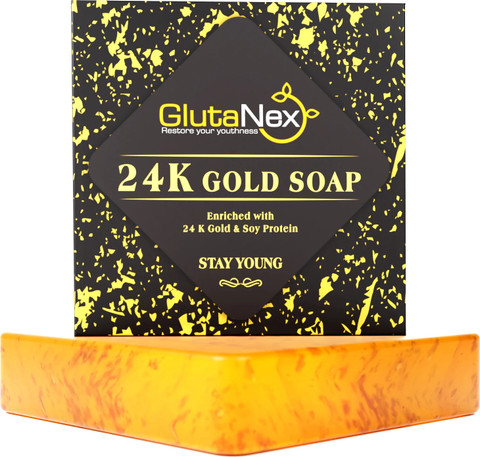 glutanex 24K Gold Glutathione Skin Whitening Soap- 125 gm - Price in India,  Buy glutanex 24K Gold Glutathione Skin Whitening Soap- 125 gm Online In  India, Reviews, Ratings & Features